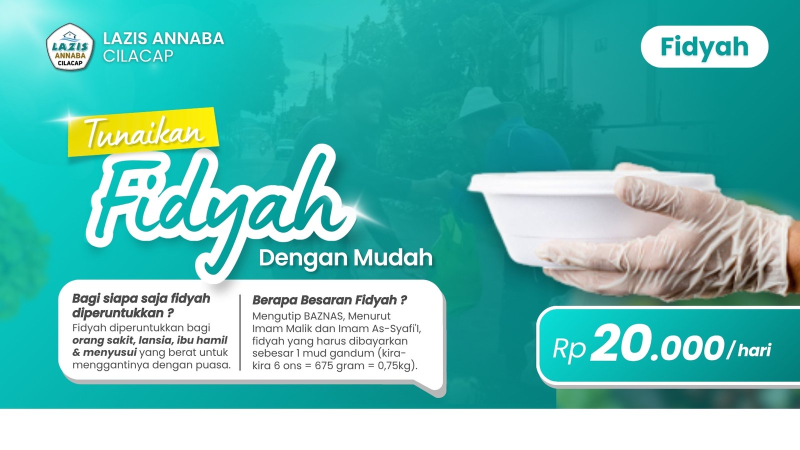 Tunaikan Hutang Puasa Dengan Fidyah