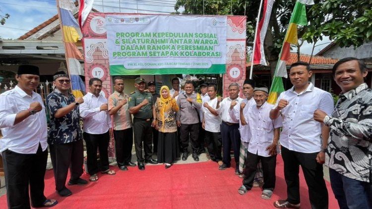 Program Setapak Kolaborasi, Yayasan An-Naba Jawa Tengah Resmikan Jalan Setapak di Kelurahan Donan Cilacap