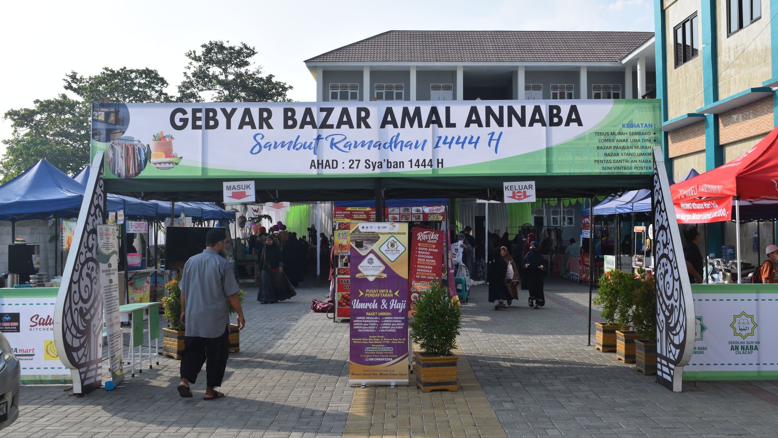 Sambut Ramadhan, Yayasan An Naba Cilacap Gelar Bazar Murah Bukti peduli UMKM